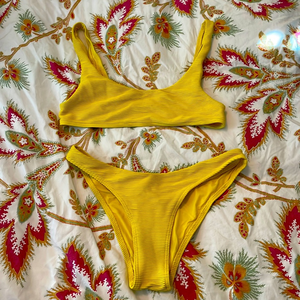 Top Shop Yellow Bikini